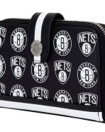NBA Brooklyn Nets Logo Zip Around Wallet - Image 3