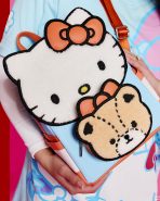 Sanrio Hello Kitty & Tiny Chum Bear Sherpa Mini Backpack - Image 2