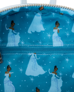 The Princess and the Frog Tiana Blue Gown Glitter Cosplay Mini Backpack - Image 5