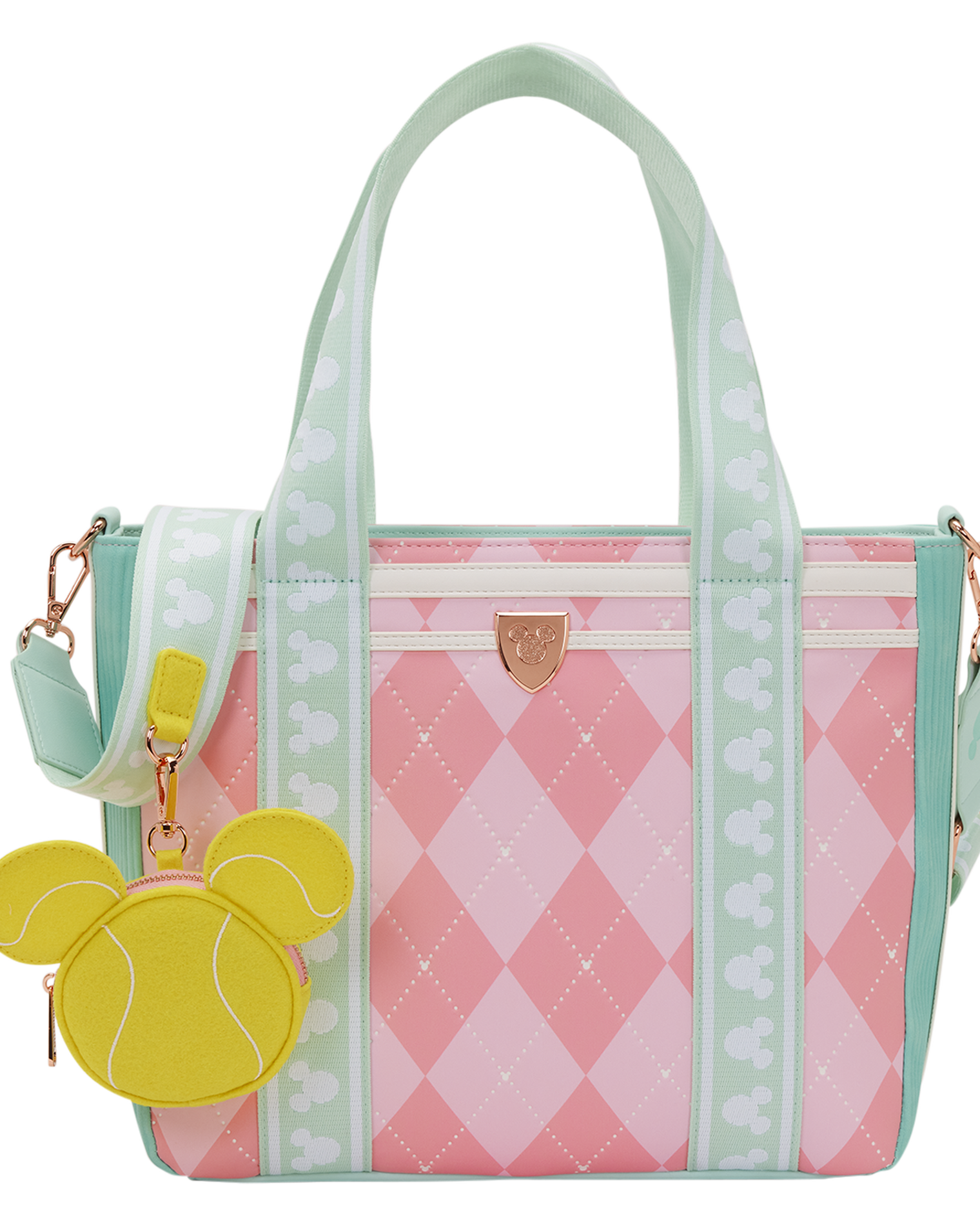 Mickey Mouse Tennis Tote Crossbody Bag with Coin Bag