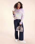 Loungefly Clear Floral Crossbody Bag with Coin Bag - Image 4
