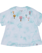 Mickey & Friends Hot Air Balloon Tie-Dye Swing Tee