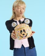 Mickey Mouse Floral Pumpkin Head Glow Figural Crossbody Bag - Image 3