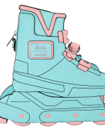 Classic Barbie Figural Skate Crossbody Bag - Image 5