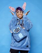 Stitch Plush Sherpa Cosplay Mini Backpack - Image 2
