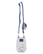 Sanrio Pochacco Gingham Cell Phone Crossbody Bag with Coin Bag - Image 6