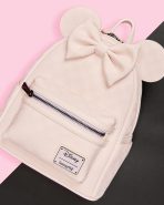 Minnie Mouse Checkered Texture Mini Backpack - Image 2