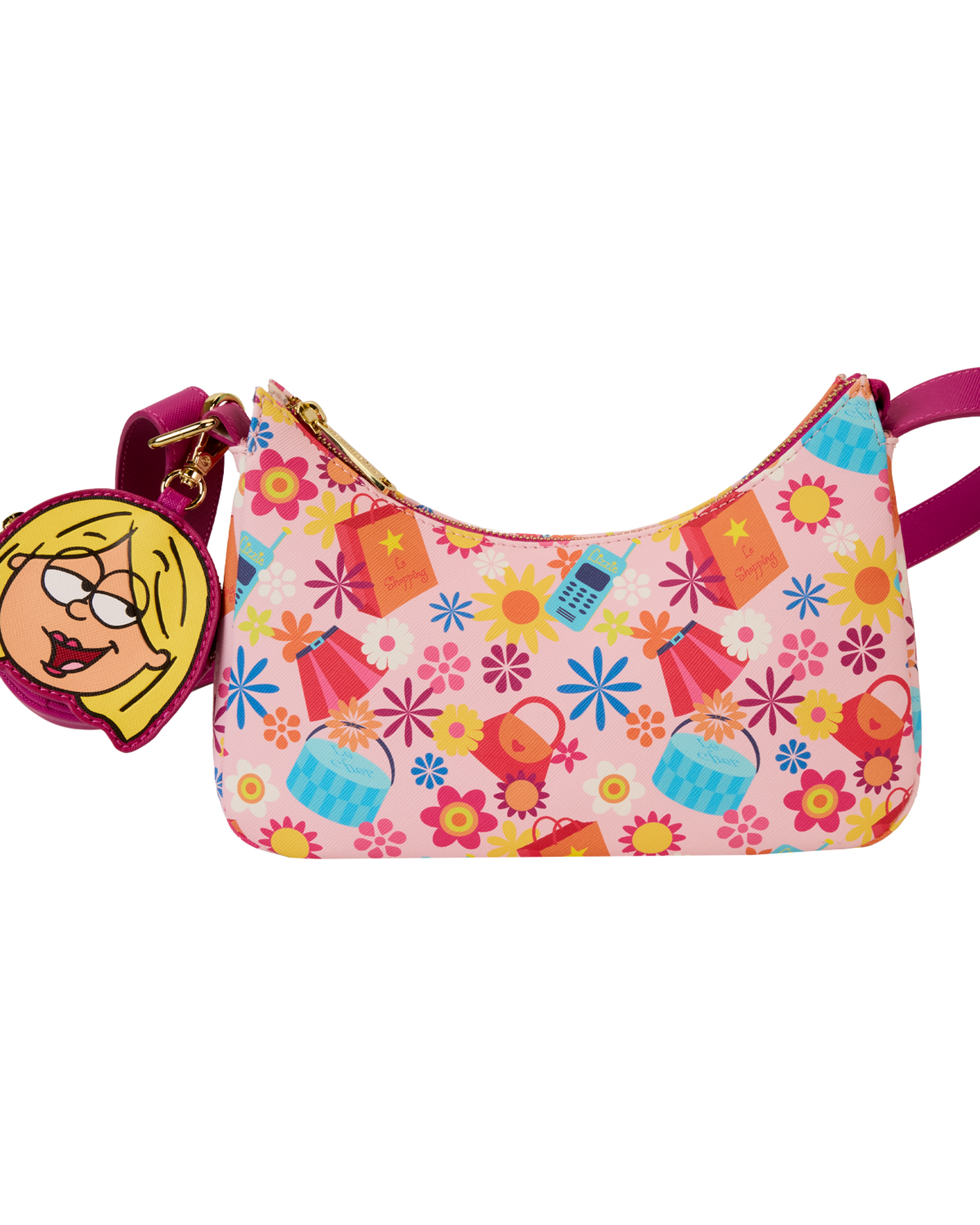 Lizzie McGuire Y2K All-Over Print Crossbody Bag