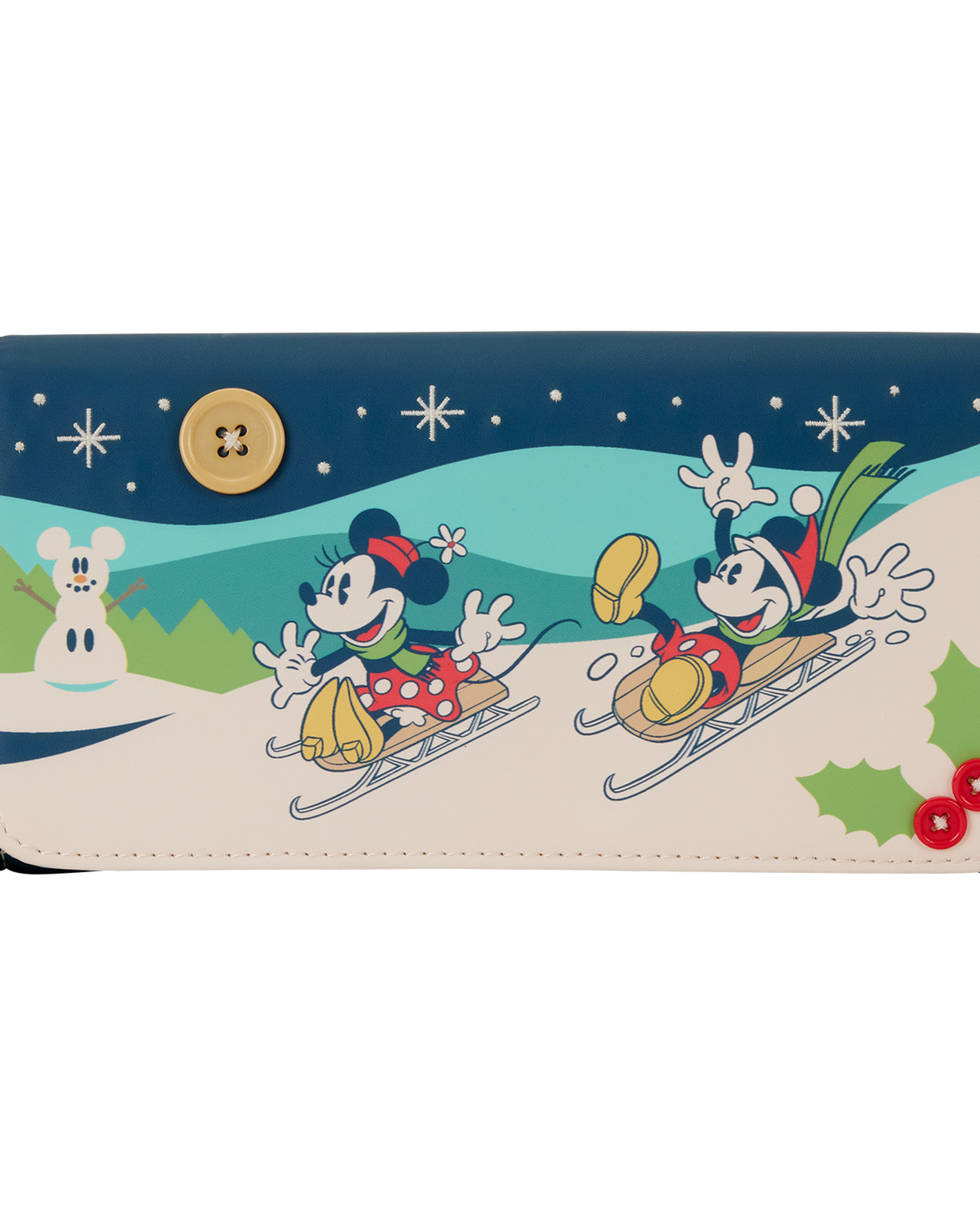 Mickey & Minnie Holiday Wristlet Wallet