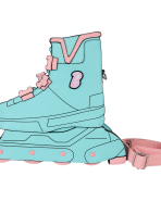 Classic Barbie Figural Skate Crossbody Bag