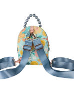 Loungefly Tropical Lemon Floral Convertible Mini Backpack & Crossbody Bag - Image 4