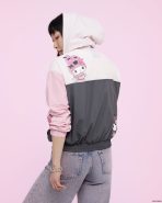 Sanrio My Melody & Kuromi Half-Zip Unisex Windbreaker Jacket - Image 4
