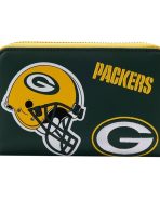 NFL Green Bay Packers Patches Zip Around Wallet