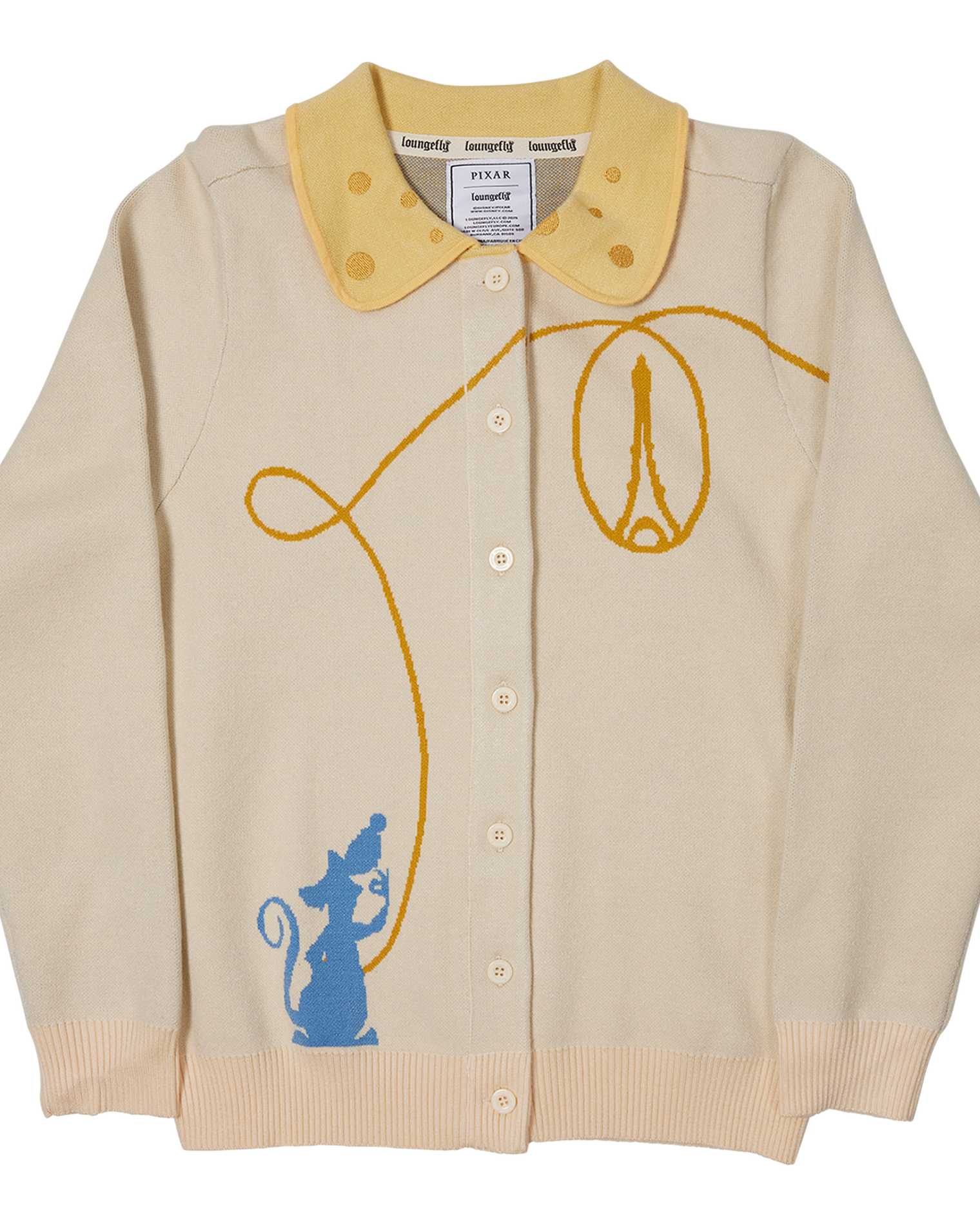 Ratatouille Anyone Can Cook Collared Cardigan