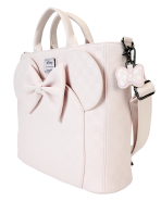 Minnie Mouse Checkered Texture Convertible Backpack & Tote Crossbody Bag - Image 3