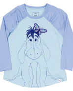 Winnie The Pooh Eeyore Unisex Raglan Tee