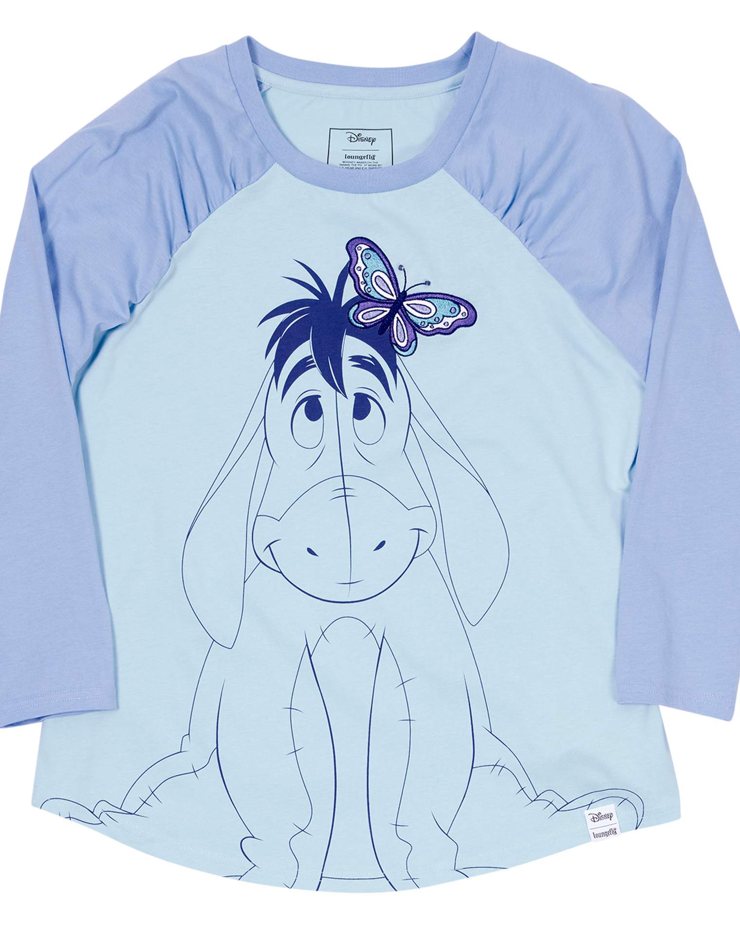 Winnie The Pooh Eeyore Unisex Raglan Tee