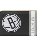 NBA Brooklyn Nets Patch Icons Zip Around Wallet