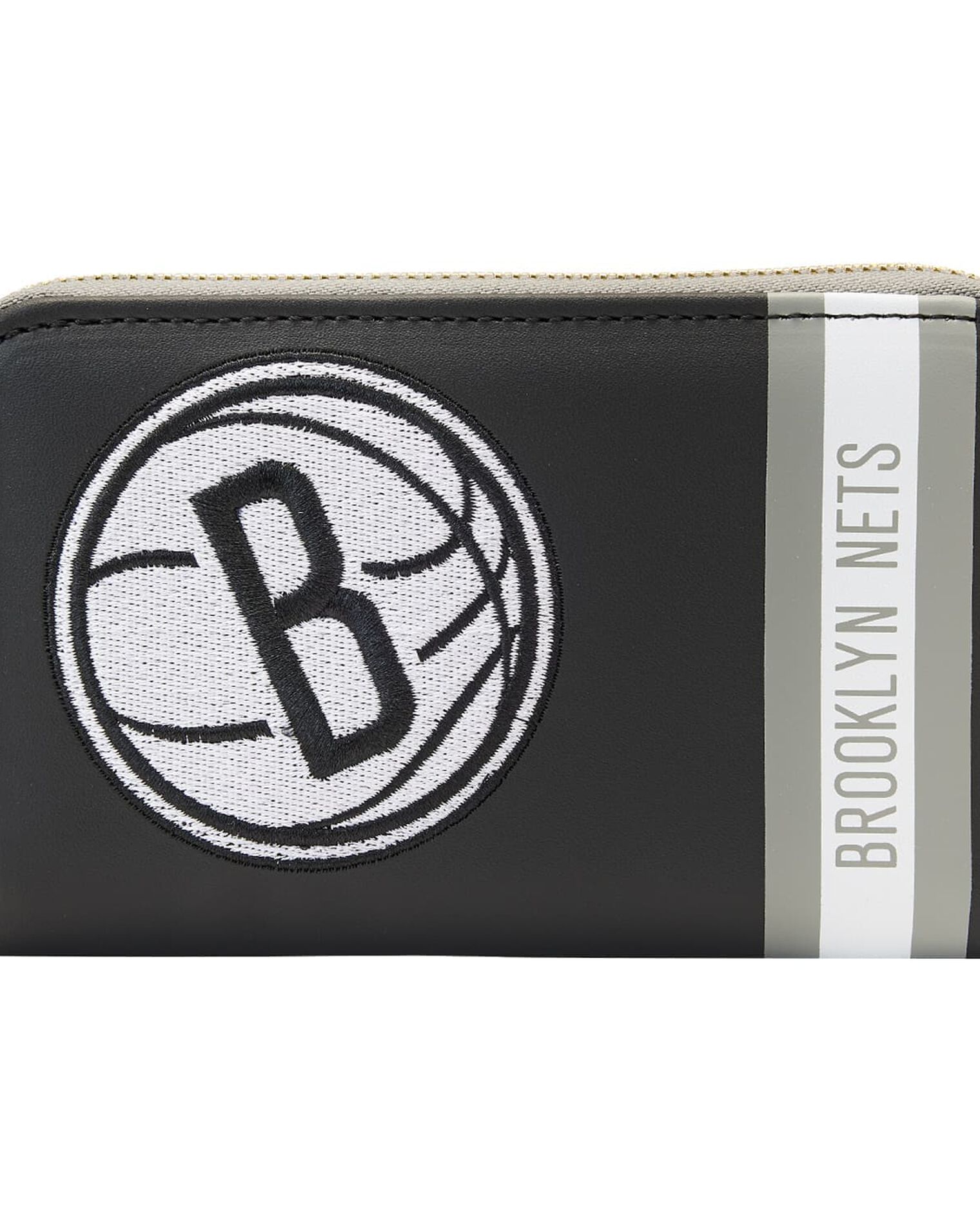 NBA Brooklyn Nets Patch Icons Zip Around Wallet